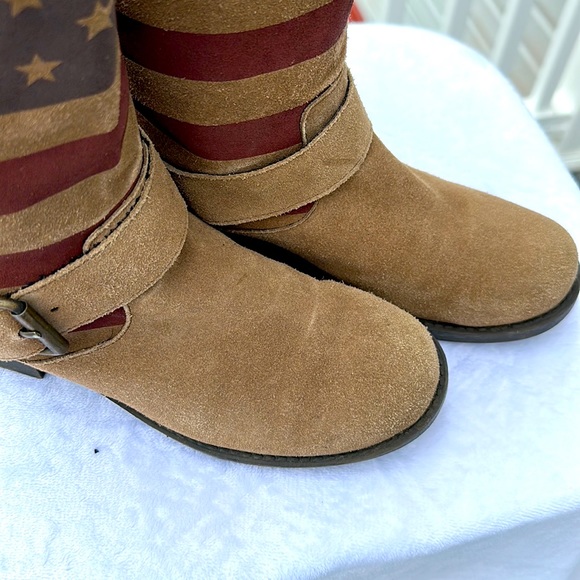 😍💙SUPER CUTE SBICCA VINTAGE COLLECTIONS ~Leather suede/uppers size 6.5 USA - Picture 4 of 8